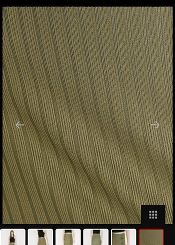 Koton Kadın Haki Uzun Midi Etek - Görsel 6