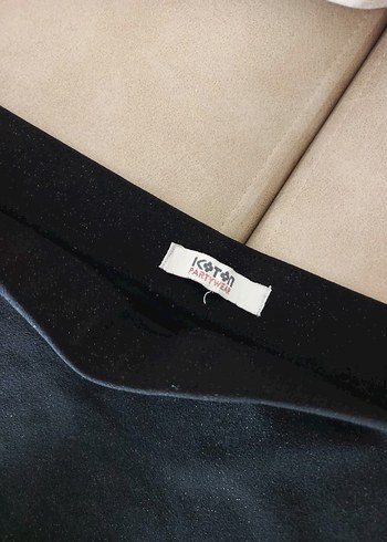 Koton Drapeli Siyah Midi Mini Etek - Görsel 2