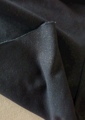 Koton Drapeli Siyah Midi Mini Etek - Görsel 4