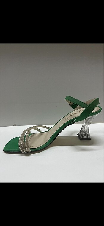 Diğer Kadın Topuklu (5 CM) Model Abiye Yeşil 38
