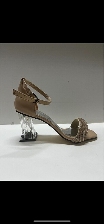 Kadın Topuklu (11 CM) Model Abiye Camel 40