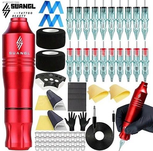 SIFIR! DÖVME MAKİNESİ SET