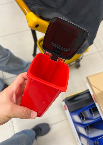 Masaüstü minyatür çöp konteyneri (5*20 cm) - Görsel 3