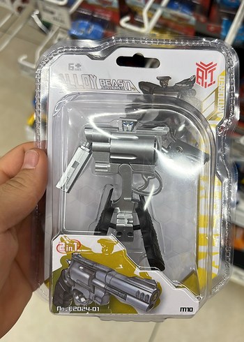 Sarı Metalik Oyuncak Buldozer Figürü - Görsel 5