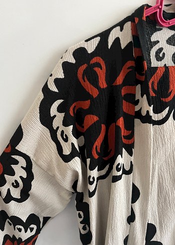 m Beden çeşitli Renk Desenli Uzun Kollu Kadın Kimono