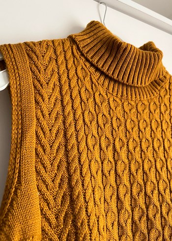 Bayan süveter Boğazlı Kolsuz - Görsel 3