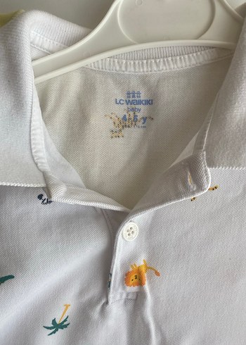 Erkek Çocuk Sarı Düğmeli Polo Tişört - Görsel 3