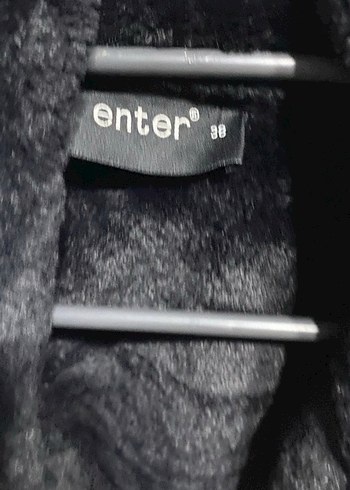 Siyah Deri Kürklü Gotik Kadın Ceket - Görsel 3