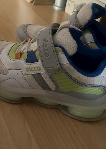 Çocuk Çok Renkli Gri Spor Ayakkabı - Görsel 3