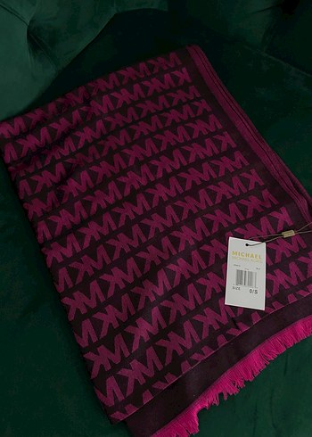 Michael Kors Pembe Drapeli Bohem Kadın Şalı