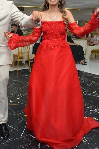 ÖZEL DİKİM VE TASARIM KINA ELBİSESİ - Görsel 7