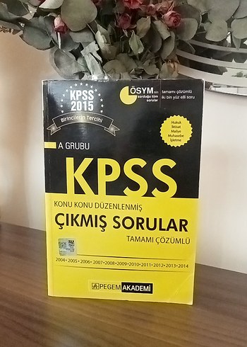KPSS 2015 A Grubu Çıkmış Sorular Kitabı