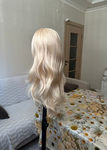 Bej Bohem Tarz Dalgalı Sentetik Peruk - Görsel 2