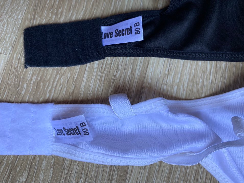 2li Dolgusuz Sütyen Takımı Siyah Beyaz - Görsel 3