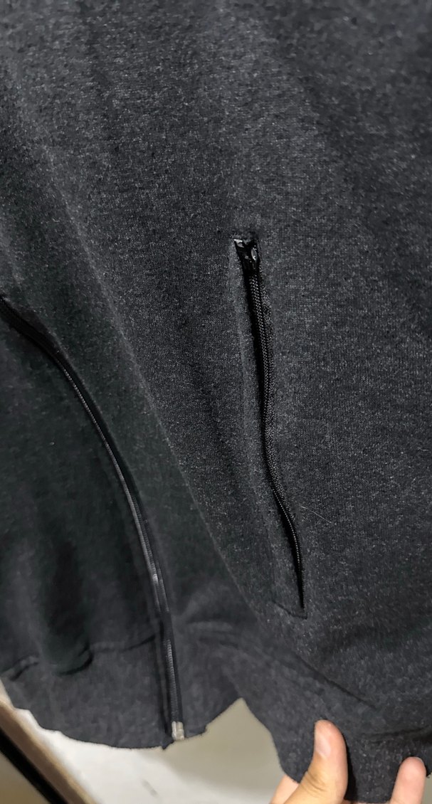 Siyah Fermuarlı Erkek Sweatshirt - Görsel 3