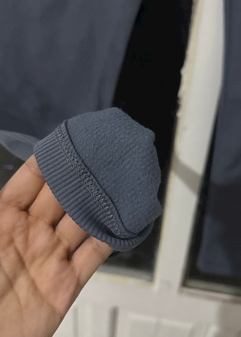 Kadın Gri Midi Spor Tayt Kışlık - Görsel 2