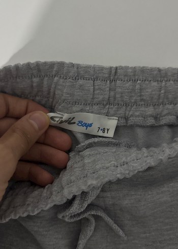 Gri Erkek Çocuk Rahat Kesim Şort - Görsel 3