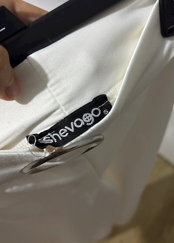 Beyaz Kadın Kumaş Pantolon Kemerli - Görsel 4