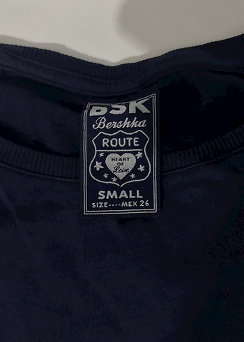 Pamuklu Baskılı Mavi  Swet - Görsel 3