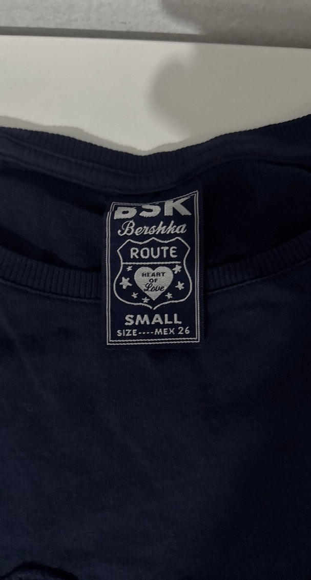 Pamuklu Baskılı Mavi  Swet - Görsel 3