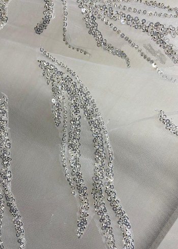 Uzun Kollu Beyaz Prenses Gelinlik - Görsel 10