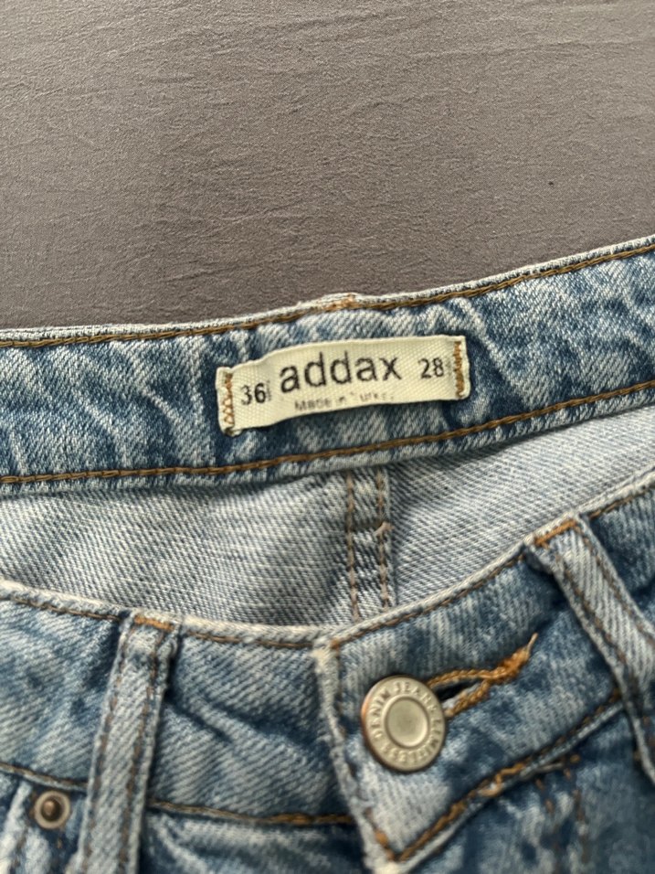 Kadın Geniş Kesim Midi Denim Pantolon - Görsel 3