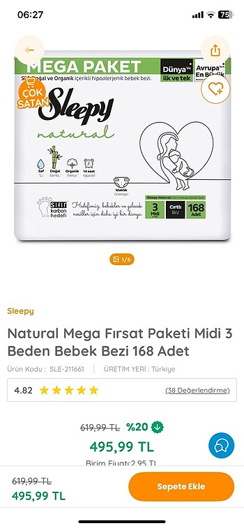 Sleepy natural 3 numara