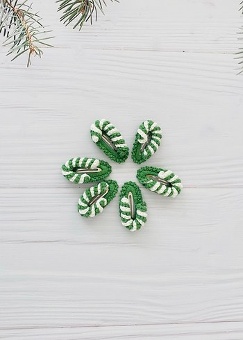 Yılbaşı temalı kız çocuk çıt çıt toka - Görsel 8