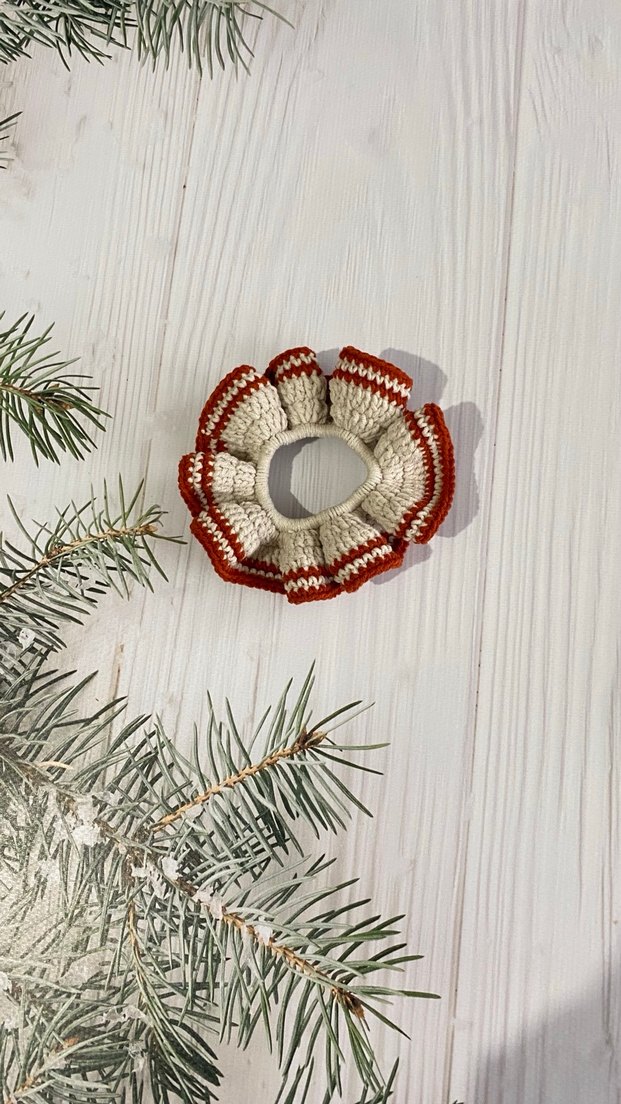 Örgü Bohem Saç Tokası - Görsel 4