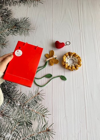 Kitap ayracı, anahtarlık , deniz yıldızı saç tokası - Görsel 5