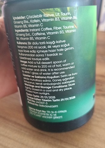 Diger Penasia Energy Coffee  150g - Görsel 3