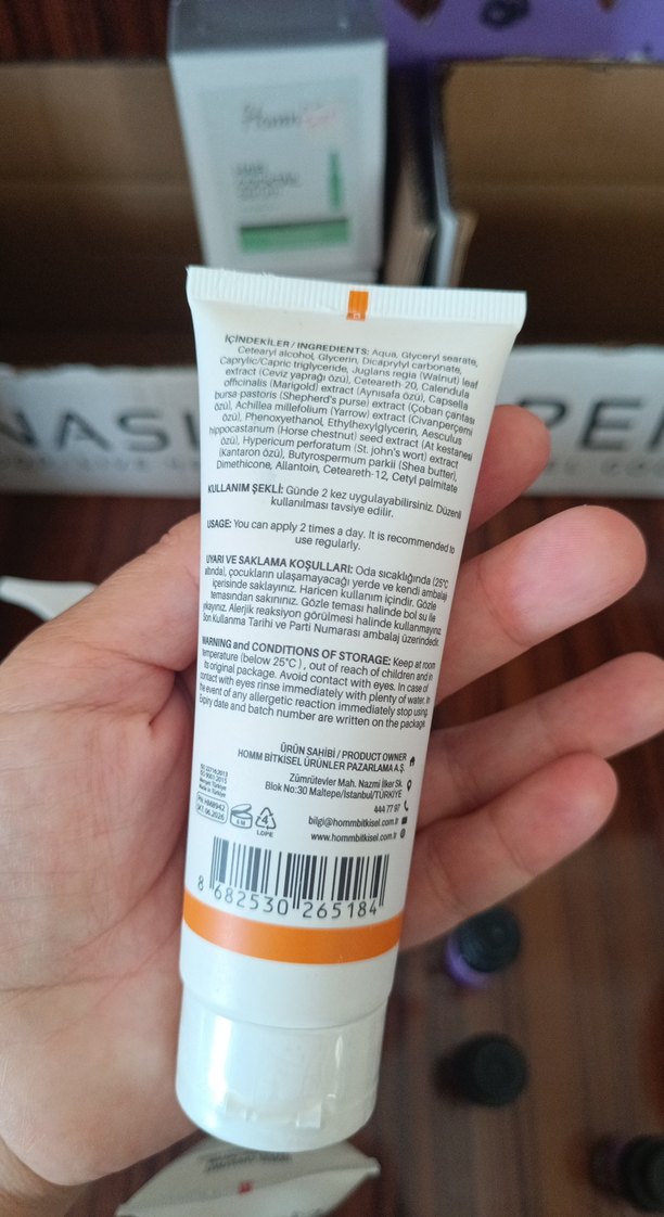 Homm Kantaron Özlü El Kremi 75 ml - Görsel 2