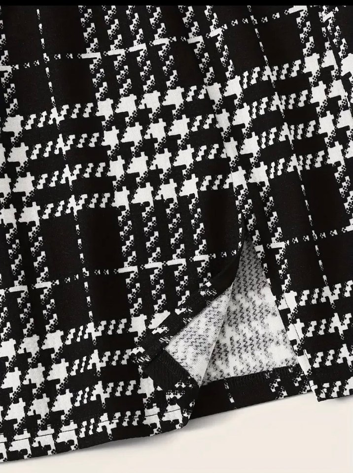 Ekoseli Pilili Midi Mini Etek - Görsel 2