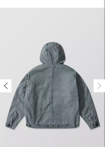 BDG kanvas premium hoodie ceket - Görsel 3