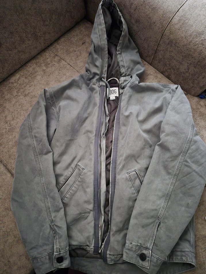 BDG kanvas premium hoodie ceket - Görsel 4