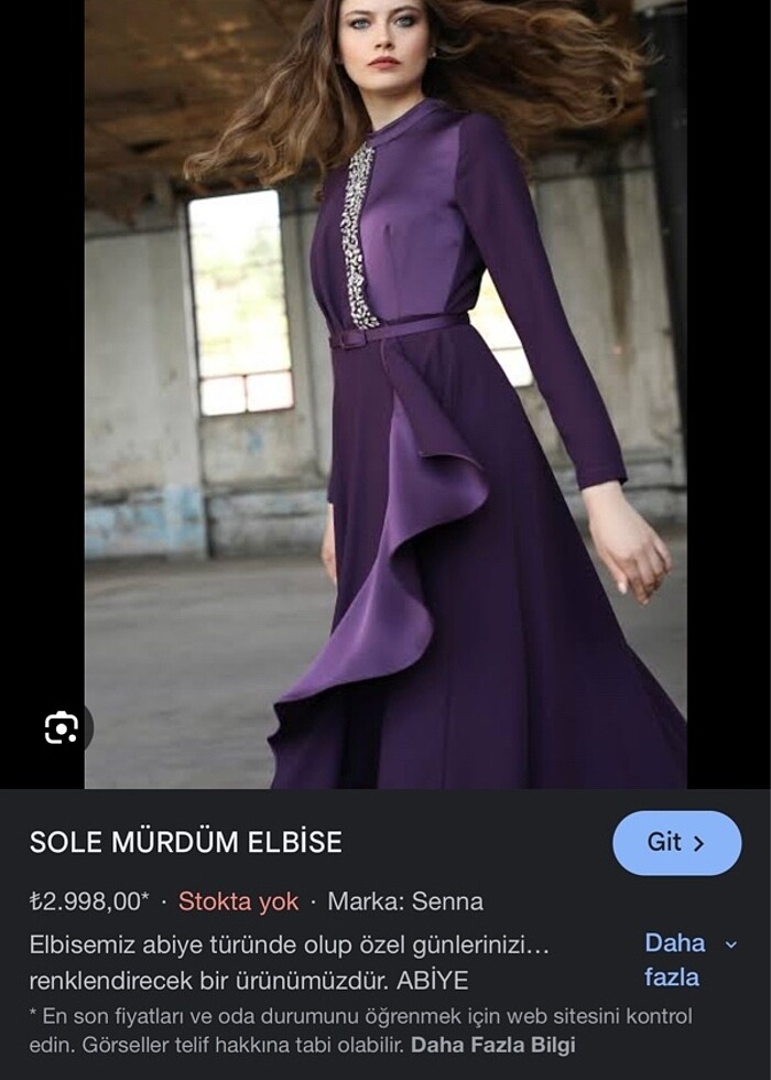 Senna marka elbise - Görsel 2