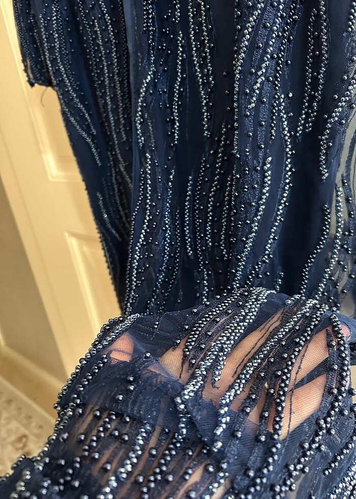 Dilek Taştan özel dikim abaya takımı - Görsel 2