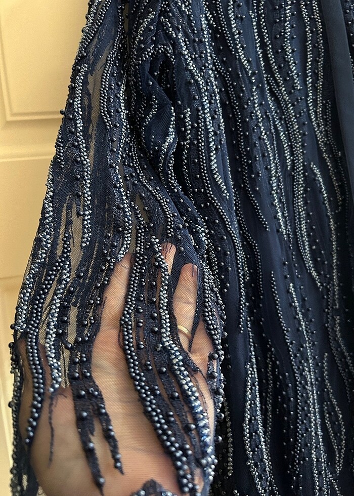 Dilek Taştan özel dikim abaya takımı - Görsel 4