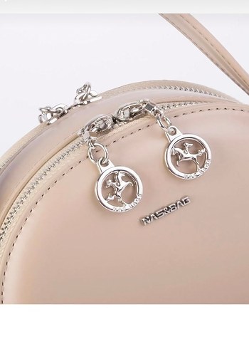 Bej Deri Kadın El Çantası - Görsel 2