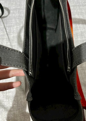 Benetton Siyah Baskılı Kadın El Çantası - Görsel 4