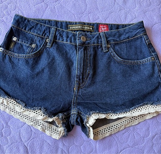 Superdry 0 Vintage Dantelli Şort