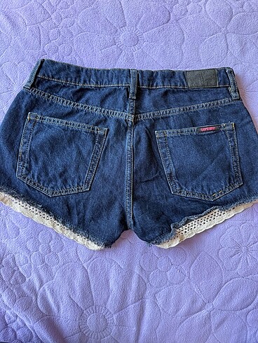 Superdry Superdry 0 Vintage Dantelli Şort