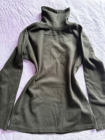 Diğer Y2k Vintage Boğazlı Koyu Gri Bluz