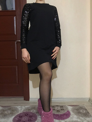 Diğer Kol Payet Elbise