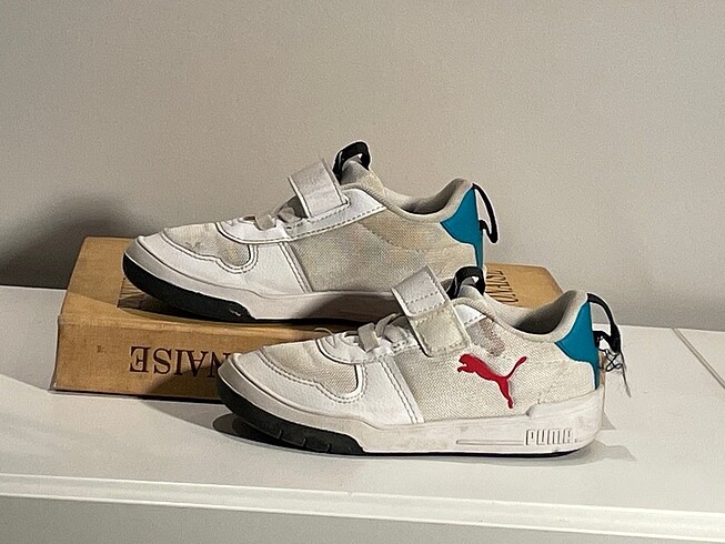 28 Beden beyaz Renk Puma Çocuk Ayakkabı