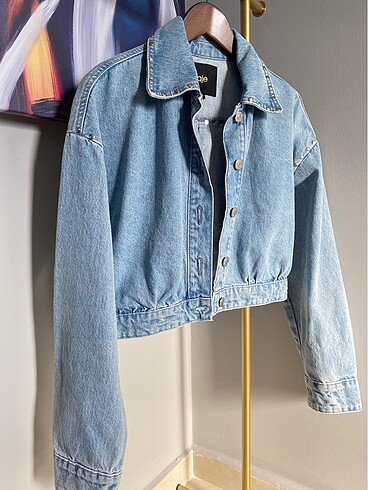 s Beden mavi Renk Maje denim ceket