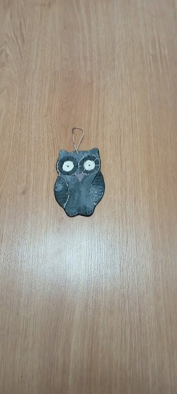 Siyah baykuş şekilde kapı süsü - Görsel 2