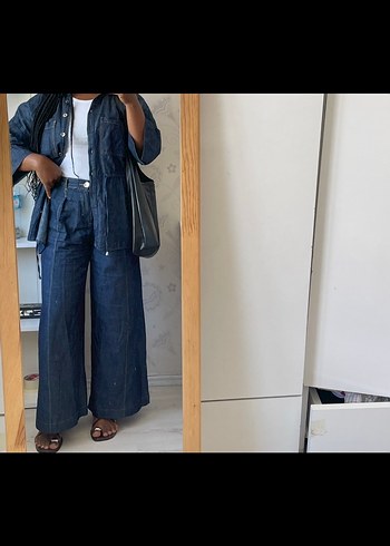 güzel Zara bluz ve pantolon takımı