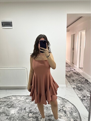 pembe elbise abiye