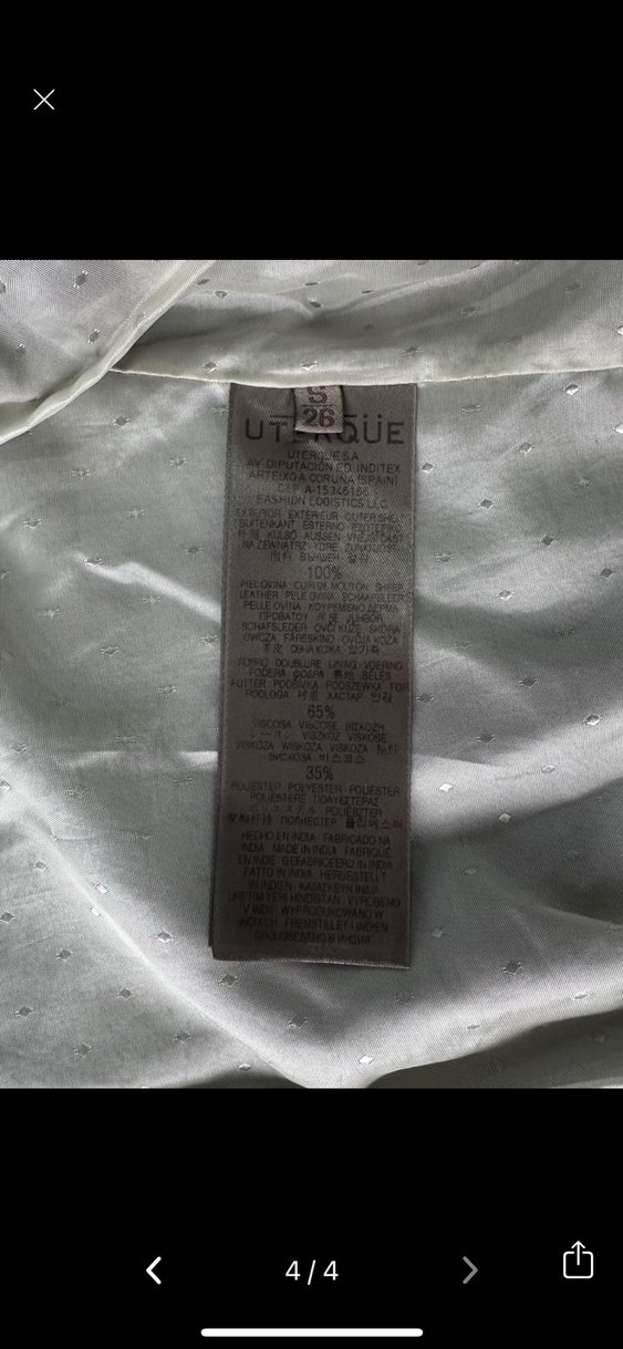 Kadın Siyah Deri Ceket - Görsel 3